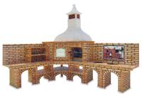Ref. 330 - 296 cm y 372 cm x 69 cm x 304 cm, LxAxA | Parrilla 60 cm x 40 cm, LxA | 2800 kg